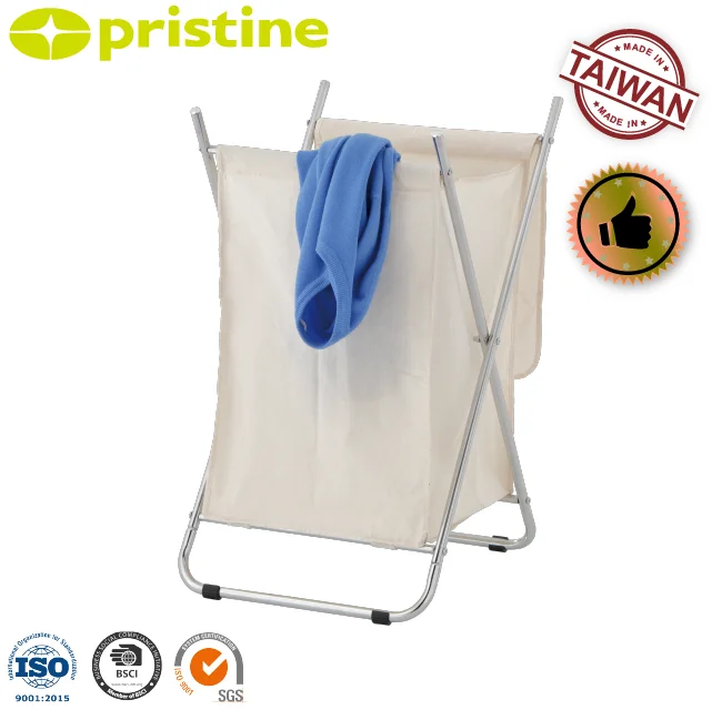 OEM SALE Organizer Taiwan home storage Furniture Manufacturer MIT Housewares TC bag portable foldable laundry basket hamper