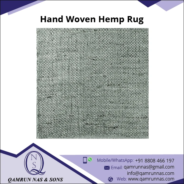 Elegant Design Anti-slip Home Use Indian Hemp Jute Rugs Door Rug classy look for office use