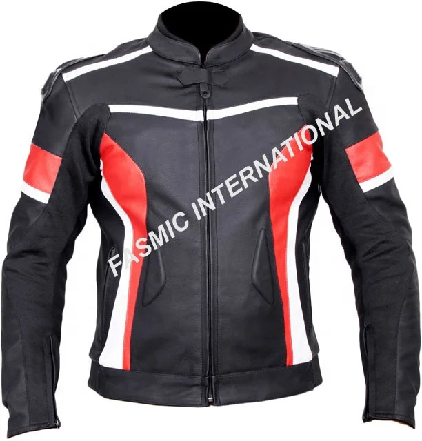 Motorbike Racing Leather Jacket Premium Leather Garments for Riders