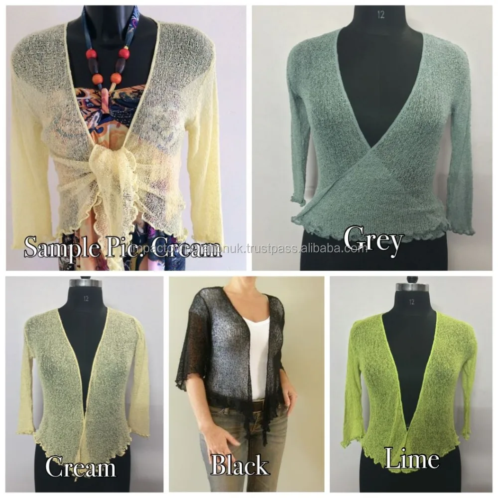 Versatile Collection IKAT Bali Shrug Poncho loose Knit Top Style Cover Up Dress Clothing Casual Party Vacation Wear Button Up