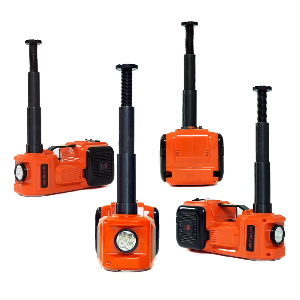Top grade portable set for car small DC 12V 5T Multi-functional electric hydraulic floor jack