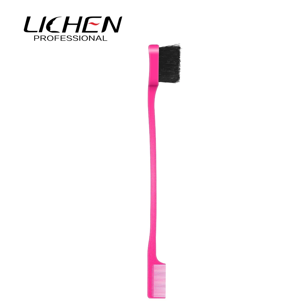 Двусторонние щетки для управления краями волос, расческа, кисти для бровей