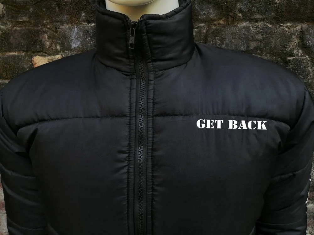 Breathable New Design Custom Bubble Puffer Jackets Screen Print London Logo Polyester Wool Insulation Unisex Puffer Coats Quilte