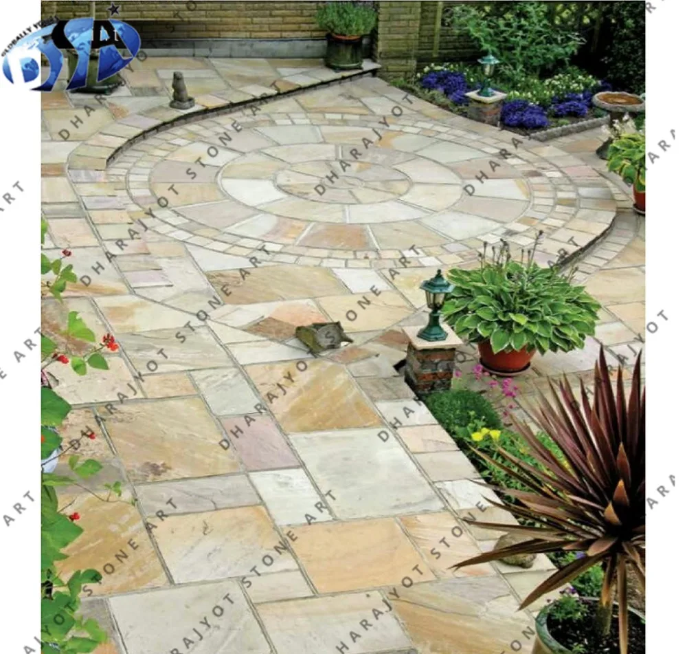 
Mint Fossil Tumbled Sandstone Garden Decoration 