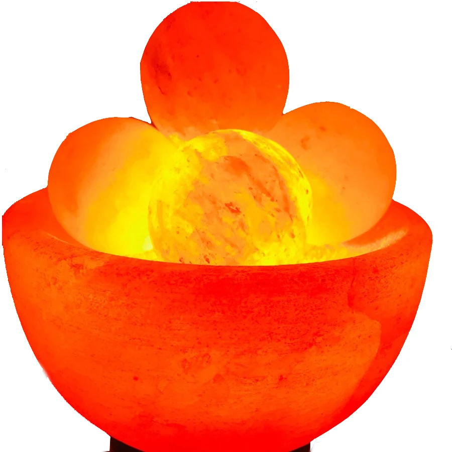 Высококачественная натуральная ГИМАЛАЙСКАЯ СОЛЬ ручная работа огненная чаша Хрустальная солевая лампа украшение для дома и офиса оптовая продажа из Пакистана