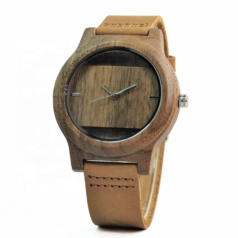 Special Men Wooden Wrist Watches Fashion Personalized Wood Watch Recyclable