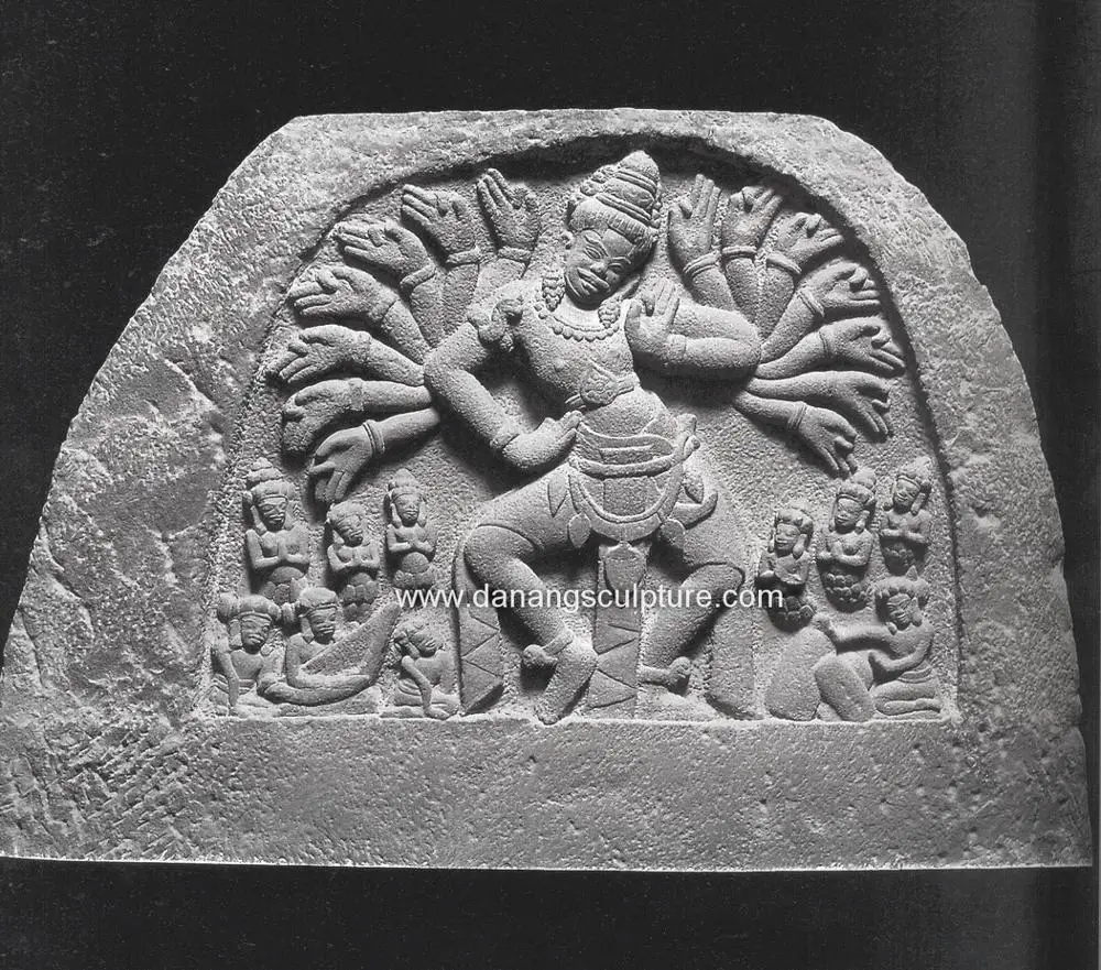 Champa Hindu gods stone statue DSF-CP011