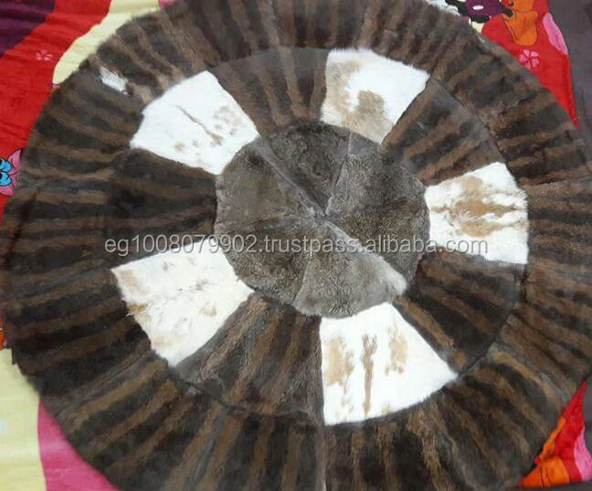 Soft Rabbit Fur Rug Carpet