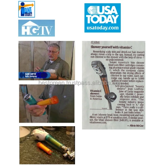 Shower Filter_Vitamin C filtration Shower Head for skin care hair care Made in Korea High Quality one