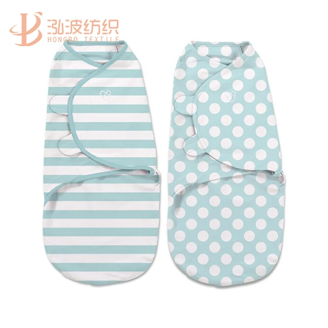 
Factory custom 100% organic cotton baby easy swaddle wrap adjustable infant baby wrap carrier newborn 