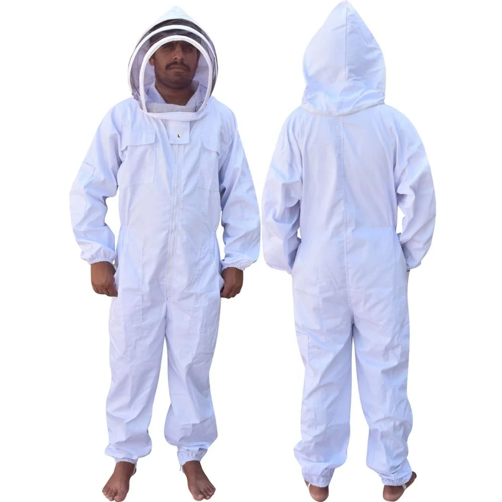 
High Quality Beekeeping Cotton Suit With Fence Veil - Protective Suit - Bee keeper Equipments - Beekeeper Clothing BK-01 