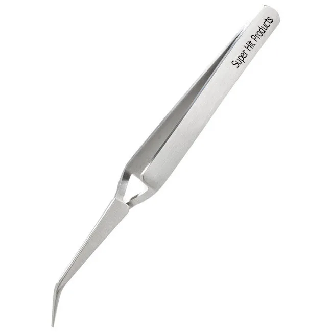 curved reverse action tweezers