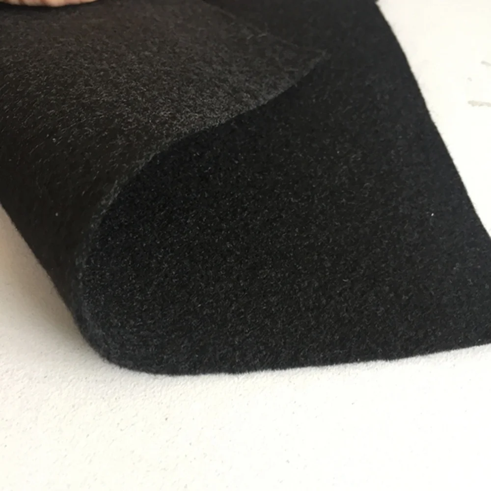 Top Quality black and white Needle Punched Non woven fabric Filter geotextile fabric for road construction VN