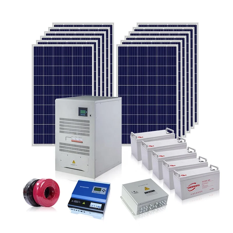 Solar Systems 20 Kw Home Solar System Price Solar Complete Syetm 20kw 30kw Off Grid MPPT Lead Acid Pure Sine Wave Solar System