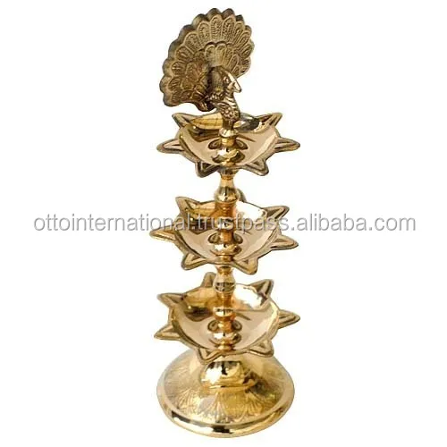 Ashtothira Brass Diya It will look great around your home as well as making beautiful centre piece