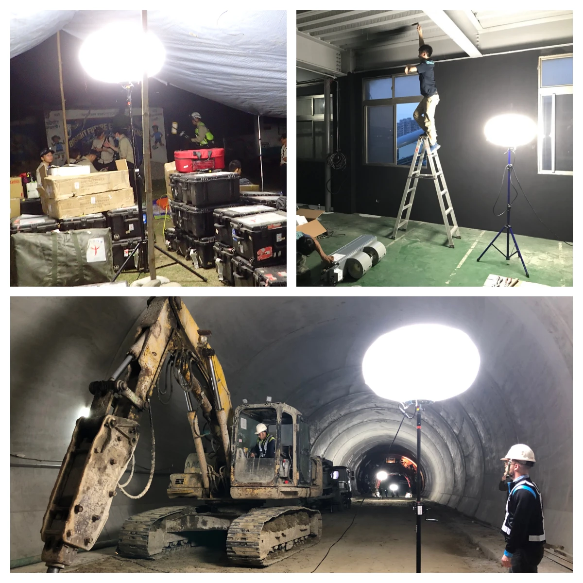 Тайваньская воздушная звезда, светодиодное освещение, воздушный шар, портативная башня для экстренных ситуаций 500 Вт