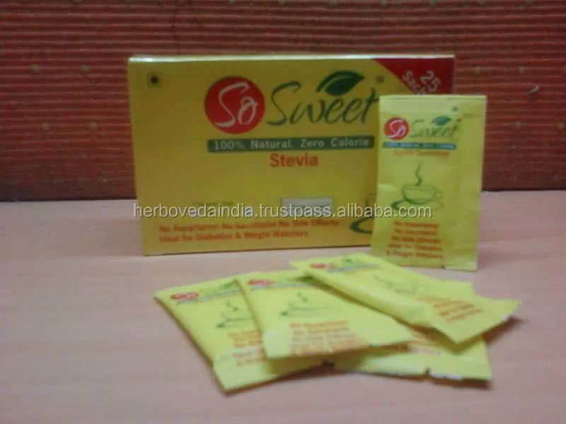 stevia sweetener sugar equivalent