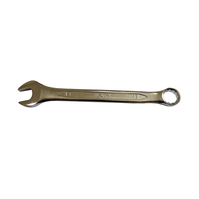 13mm Full Polished Combination Wrench Spanner Set Hand-Power Carbon Steel with Plastic Material Box Packaging