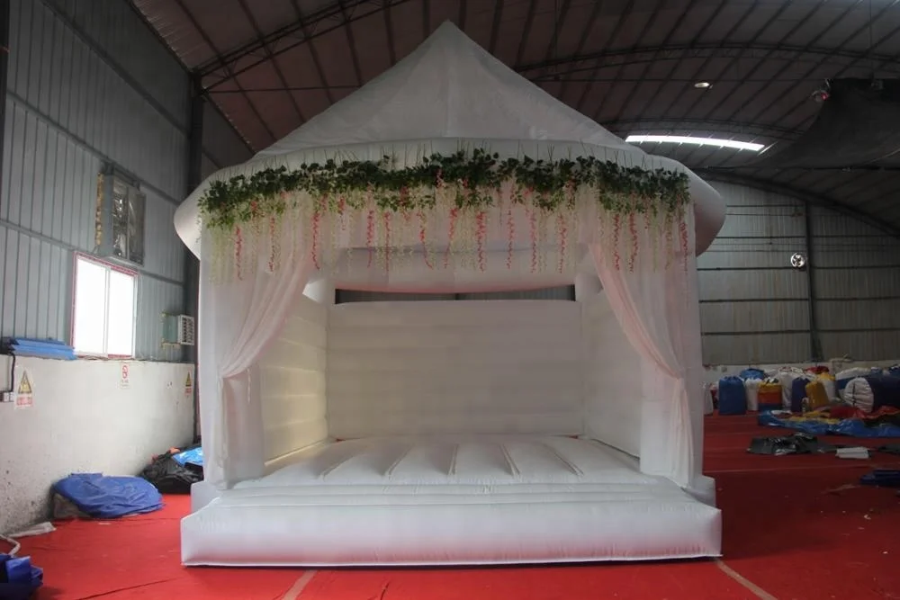 multi color white inflatable wedding bounce castle wedding party inflatable castle bouncy