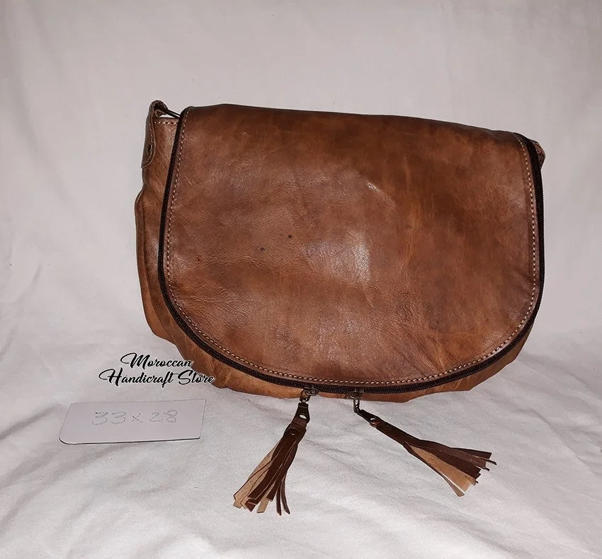 Moroccan Genuine Leather Shoulder Bag for Ladies Handbag at Low Price