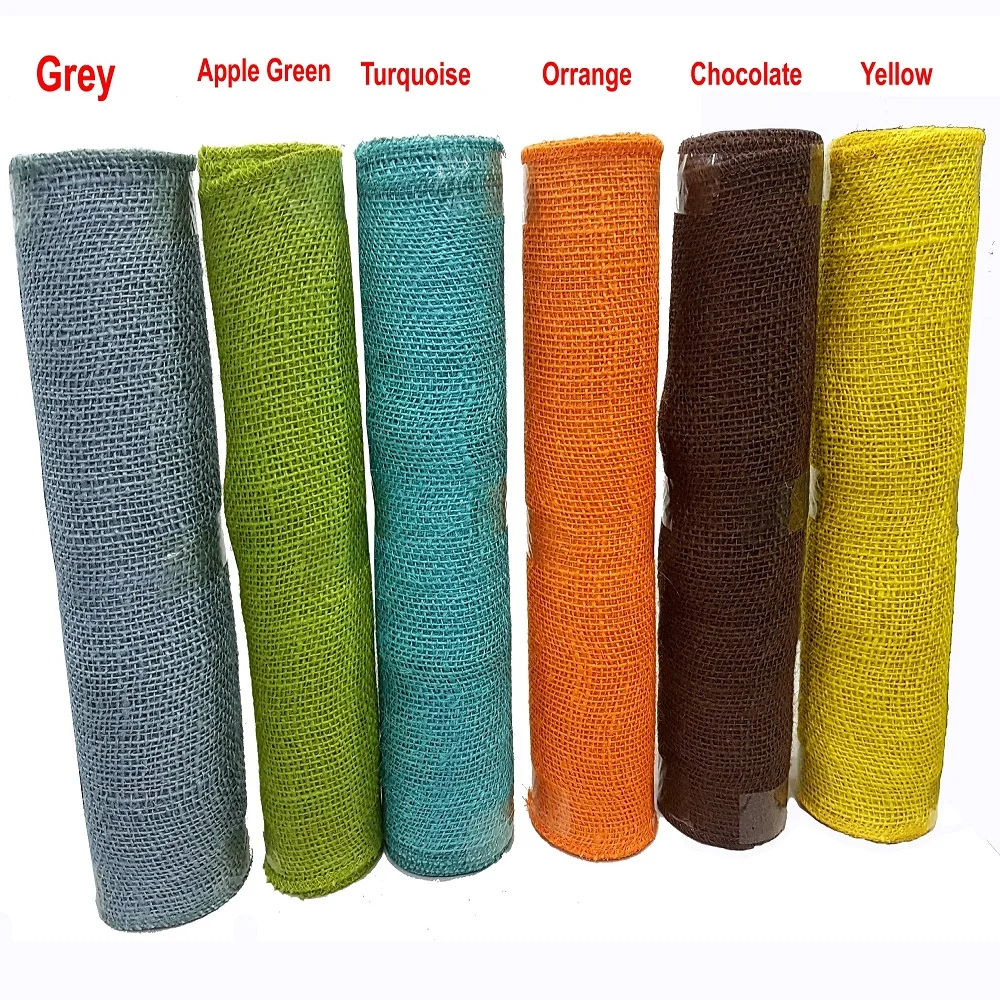 Dyed Fabric/Jute Tape/Color Jute Fabric