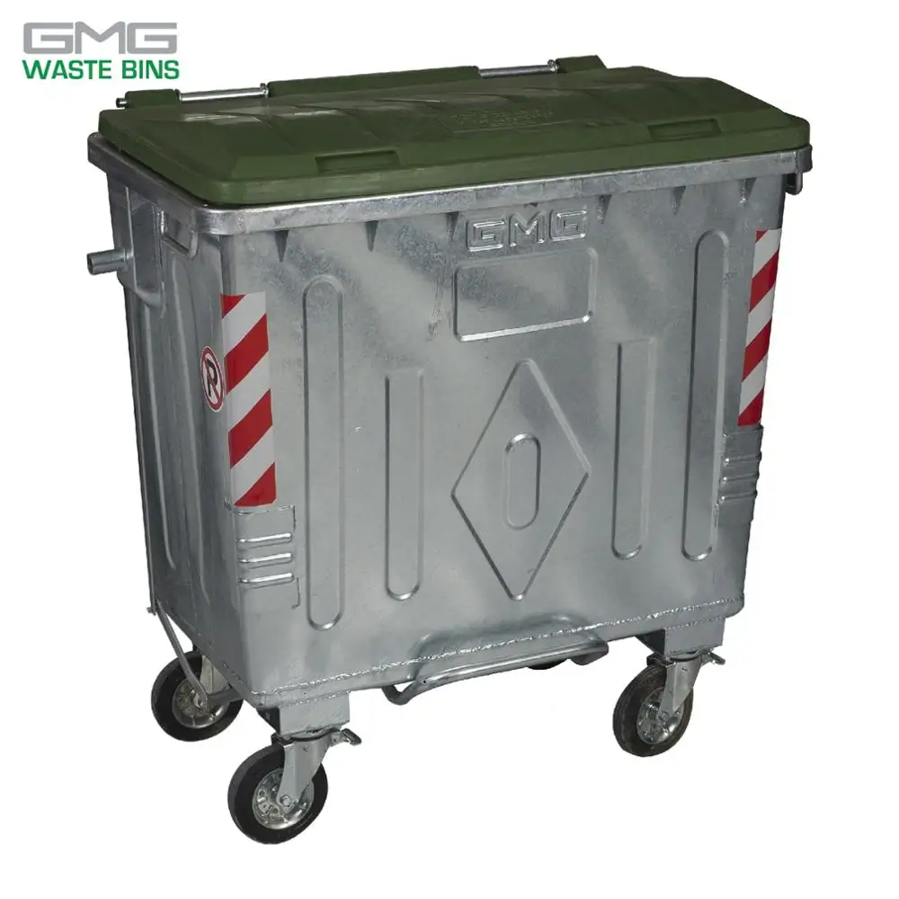 
Waste Bin 770LT Metal with Plastic Steel,stainless Steel Storage Bucket Lid (GMG - GM 770) All-season Not Support Rectangular 