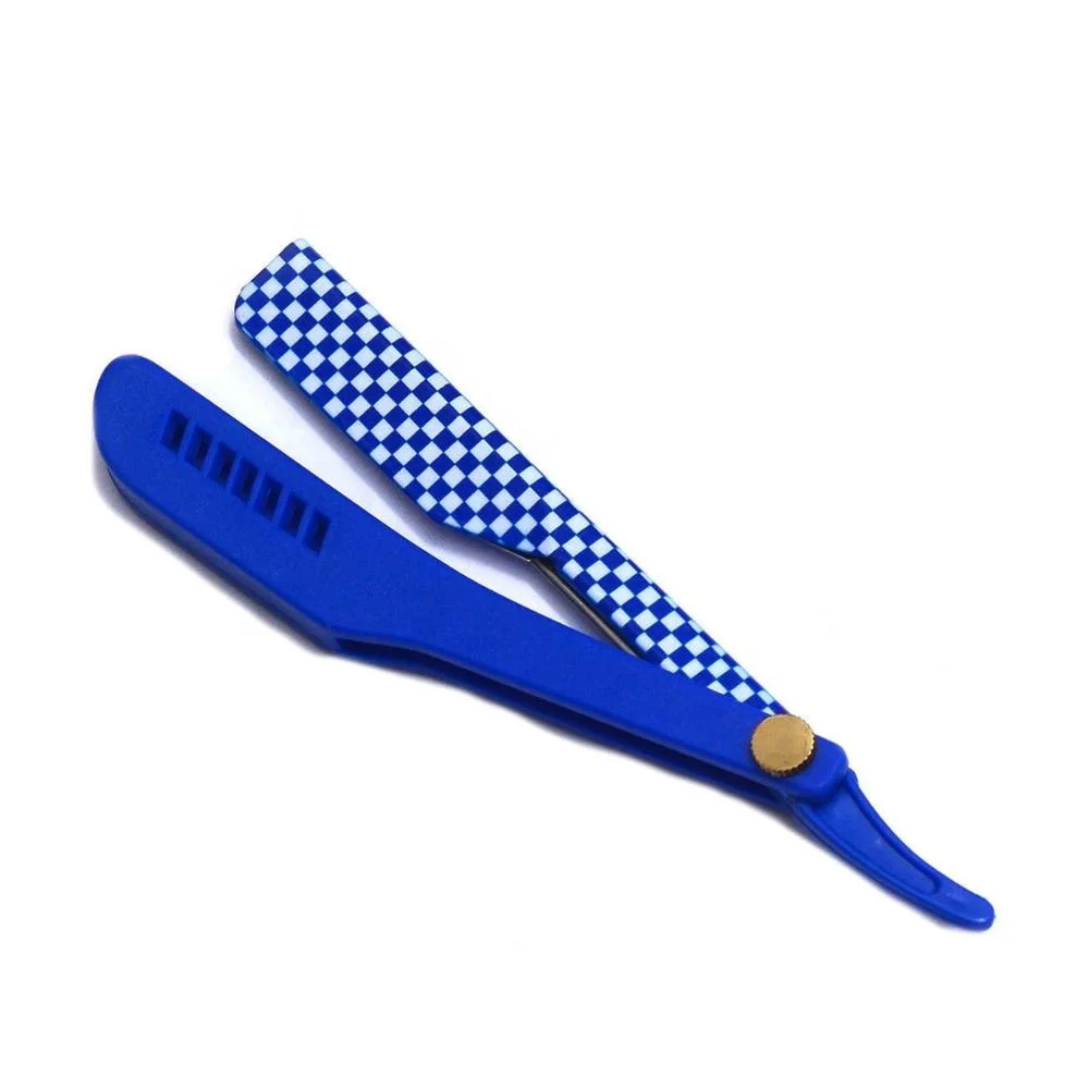 Custom Logo Sliding Barber Razor with Stainless Steel Blade Disposable Manual剃须刀 Plastic Handle for Face and Underarm Shaving