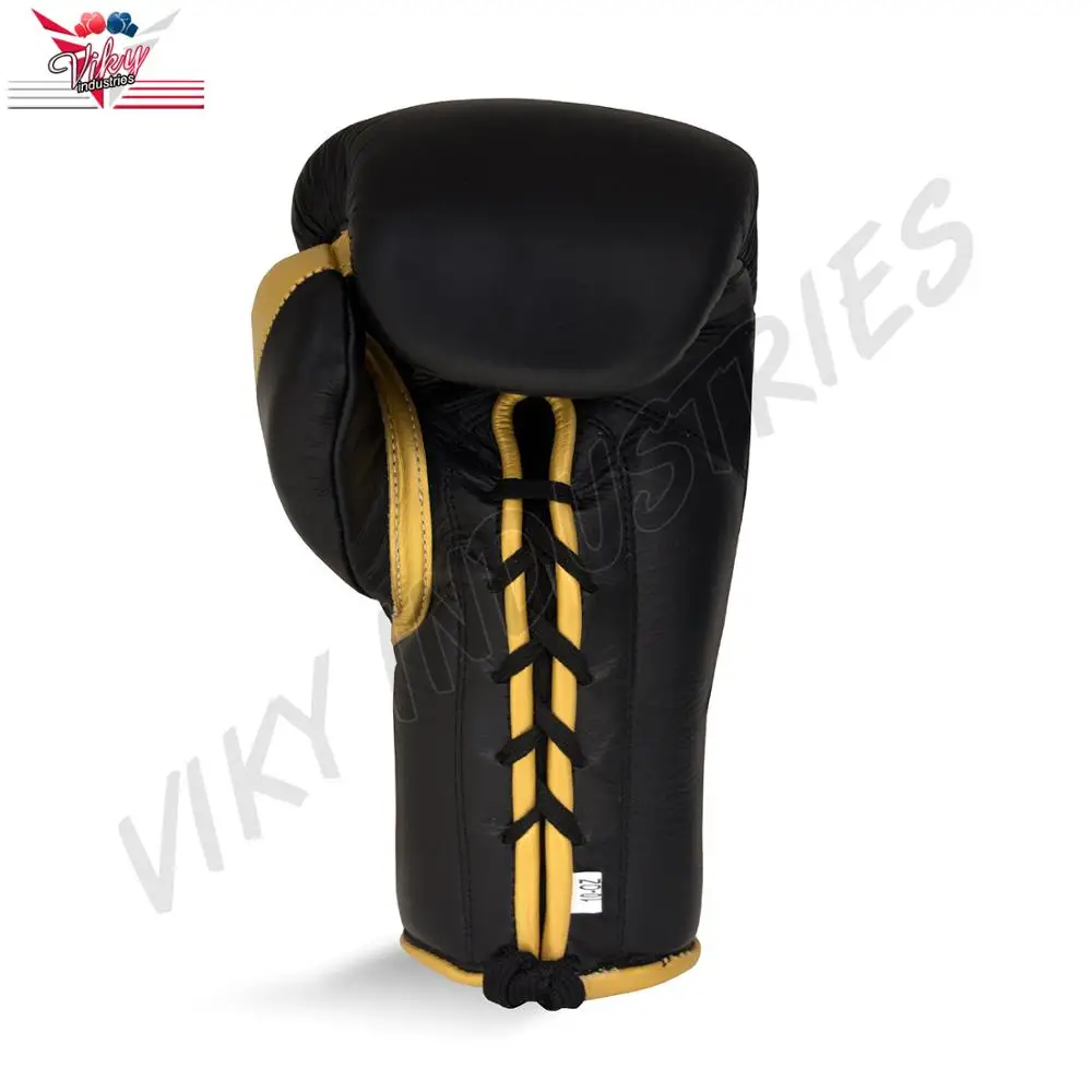 Pro Contest Gloves Black/Gold punching training boxing gloves