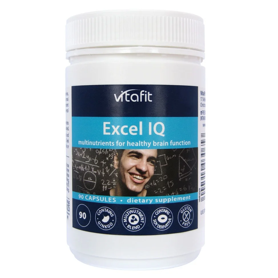 
Vitafit Excel IQ | Support Healthy Brain Activity, Memory and Learning 