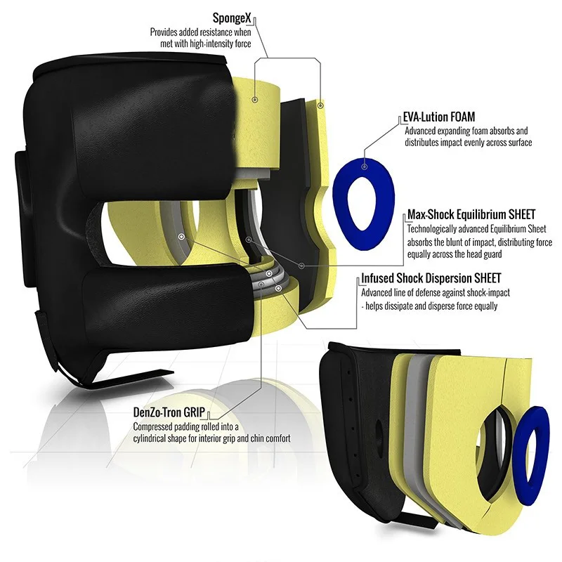 PHG-098 High Quality protection cheap durable boxing helmet boxing head guard