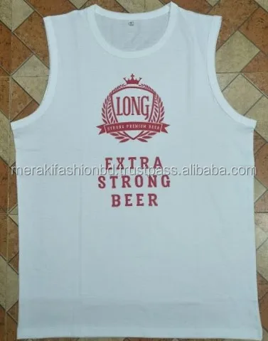 2018 New Style 100% Cotton Fashion Tank Top & Sleeve Less T-Shirt.