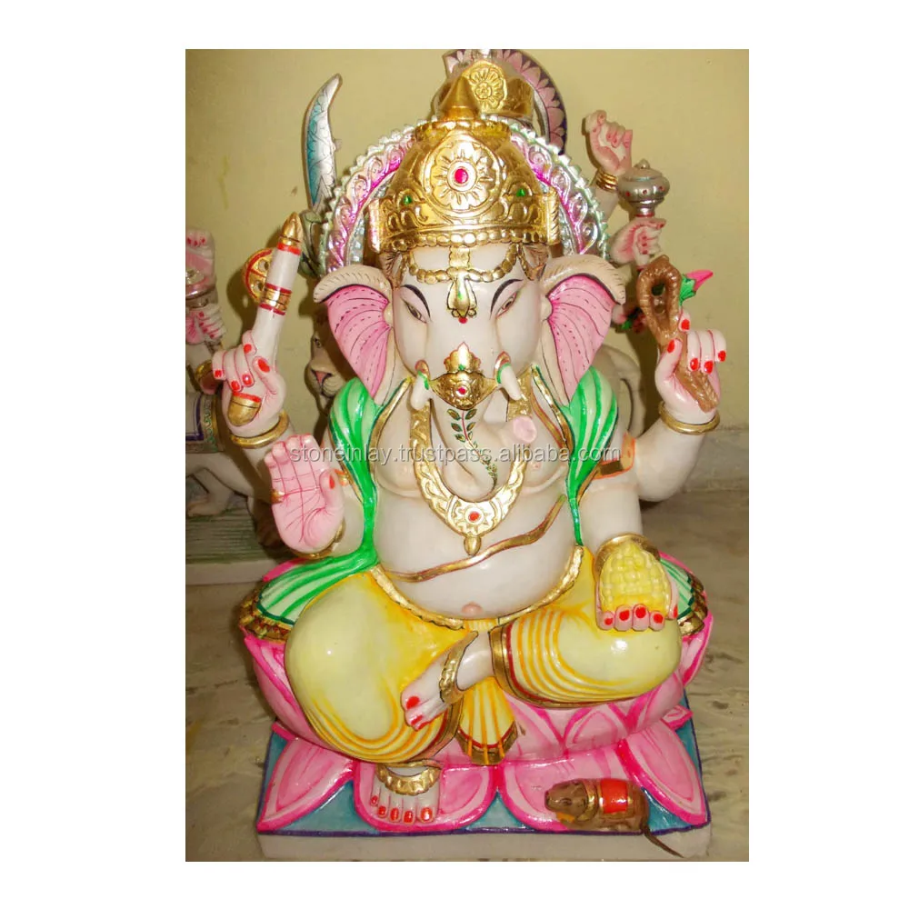 Natural Marble Lord Ganesh Statue