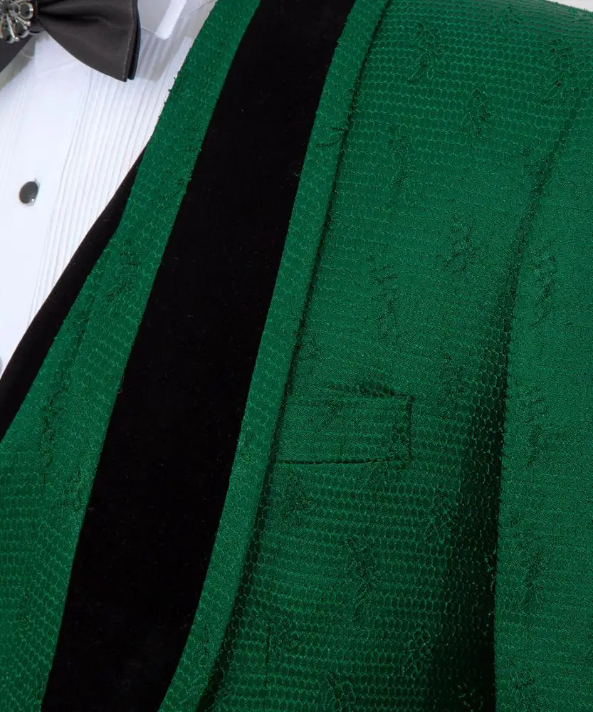 
3 Pieces Green Tuxedo 