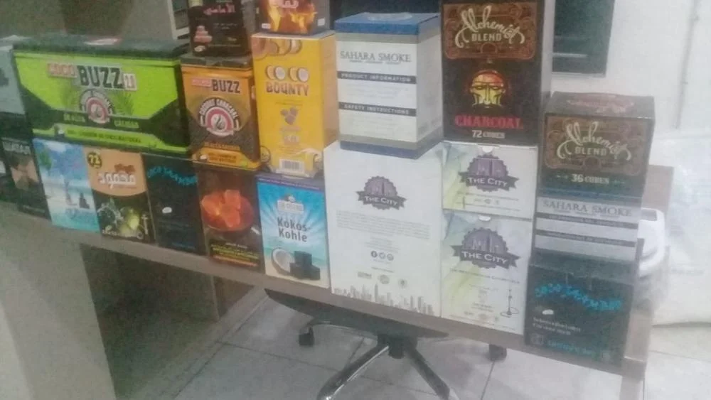 The Lowest Ash for UK Shisha Hookah Charcoal Cube