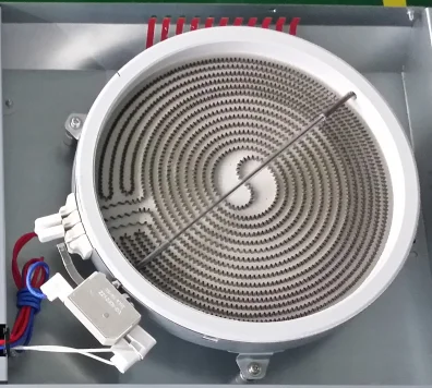 
HD3001 All Metal Housing Material Domino Two Burners Vitro Ceramic Hob 