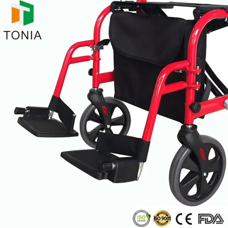 Lightweight Aluminum Used Manual Wheelchair Rollator Walker for sale