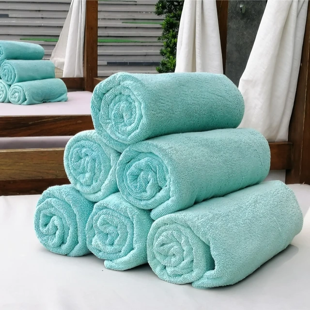 Luxury Non Woven Bath Towel  Soft Eco-Friendly Bath Towels For Sale Promotion Soft Cotton Terry Golf Bath Towels from India