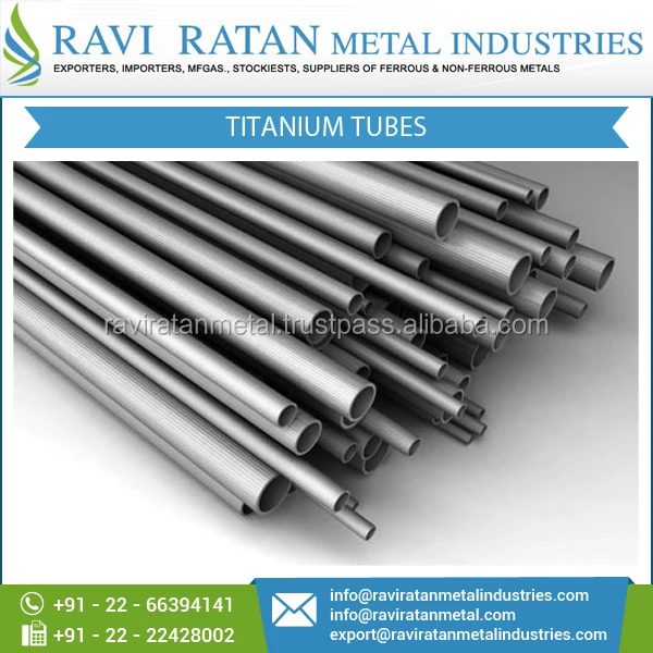 Rust Resistant Sturdy Finish Titanium Tube/ Pipe for Industrial Applications