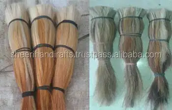 Buffalo/cow animal tail hair material for brush