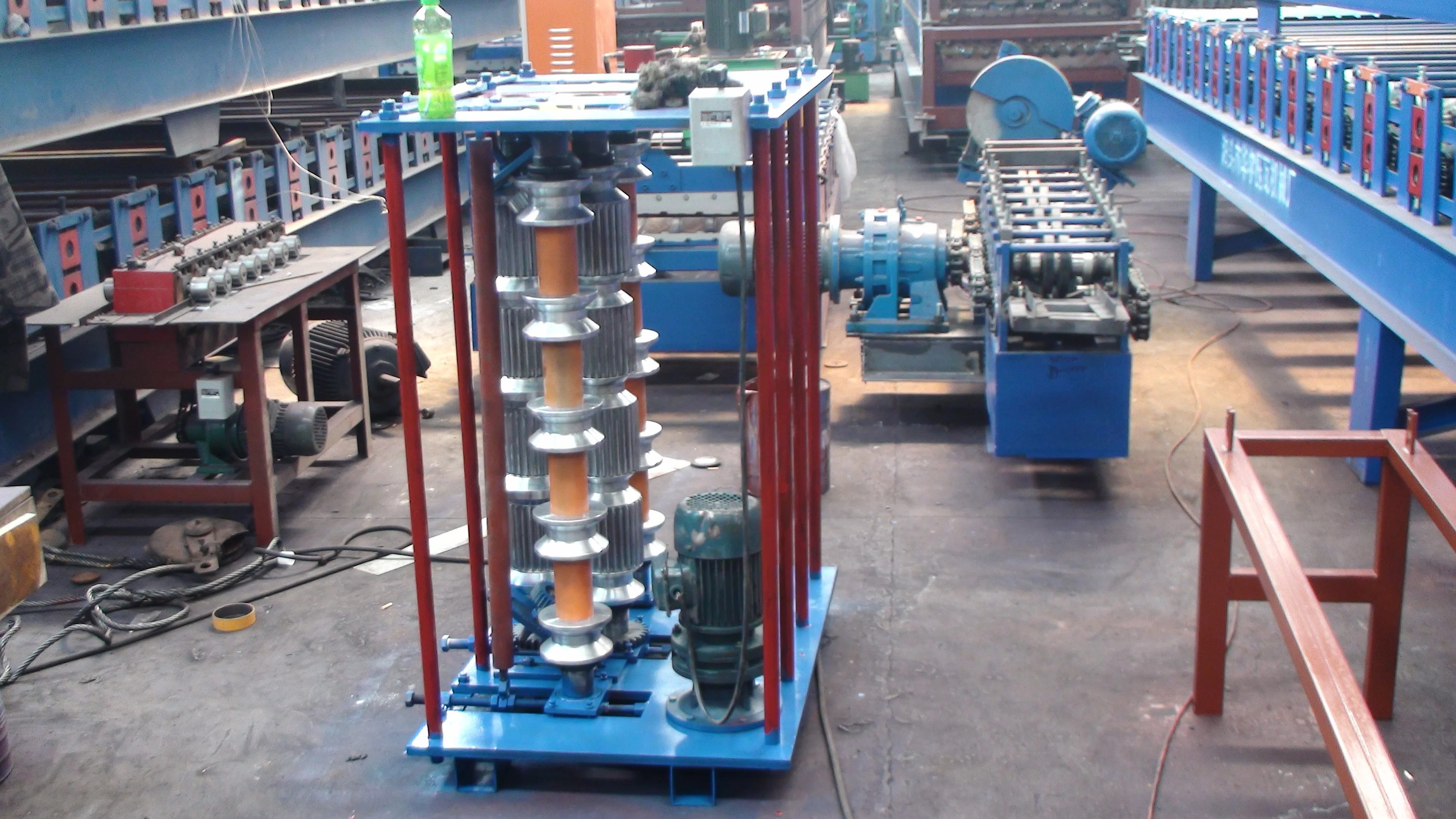 
KXD automatic hydraulic roof sheet crimping curved machine 