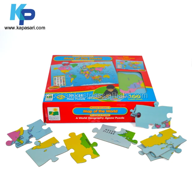 
Карта мира головоломка детская игрушка 