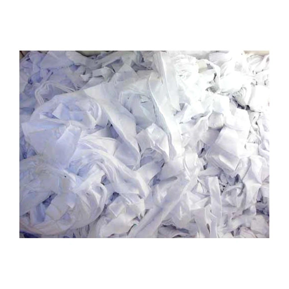 100% cotton t shirt waste Bangladesh / new cotton wiper rags in bales