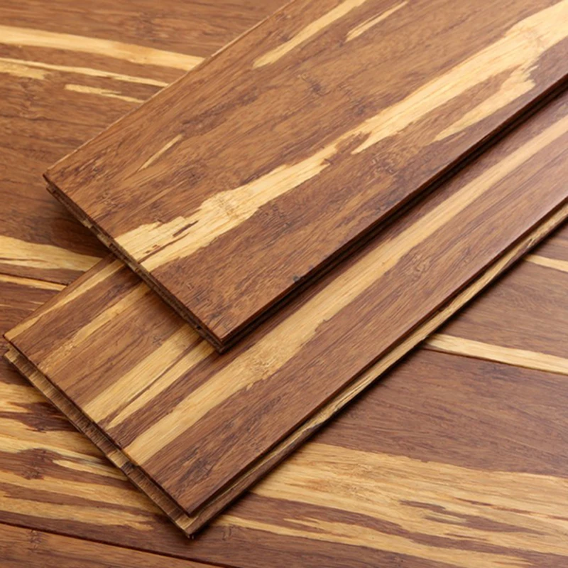 Hangzhou Tiger Stripe Strand Woven Bamboo Flooring Indoor Tiger Wood Bamboo Flooring