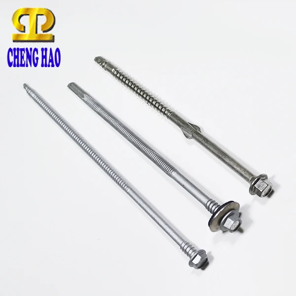 Taiwan TEK Hexagon Flange Head Waterproof Roof Self drilling Screws