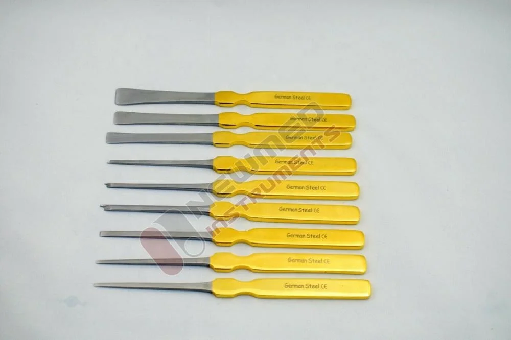Highly Sharp Rhinoplasty Nasal Osteotome / Nasal Chisel Set of 12 Pcs German Ce