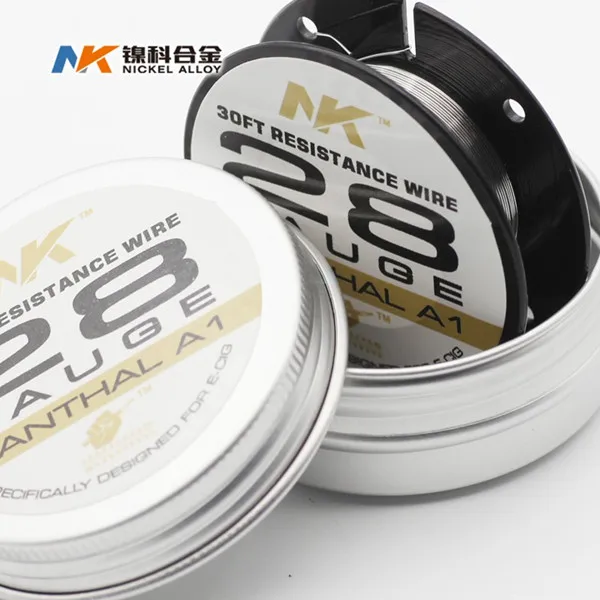 NK best quality awg 20 22 24 26 28 30 32 34 36 38 40 42 gauge A1 vape wire for ecig