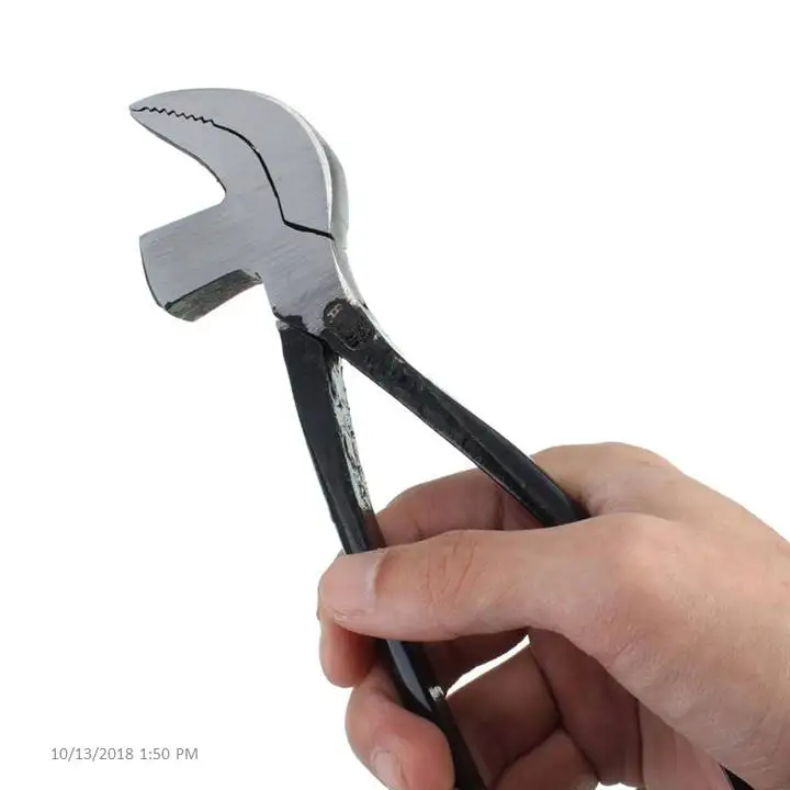 Steel Leathercraft Cobbler Pliers Pincers with Hammer for Shoemaking Leather Craft DIY Working Tool