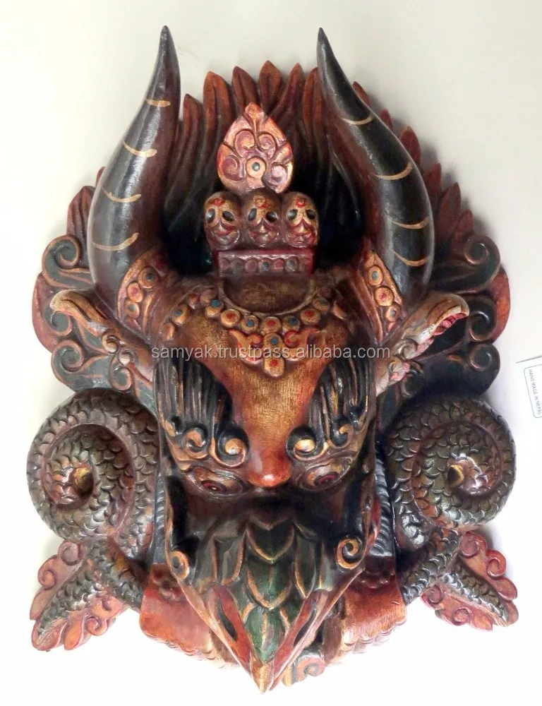 Handmade Garudh wooden Mask| Home Decoration Gift set items |Handicrafts | Wholesale price handmade crafts from Nepal