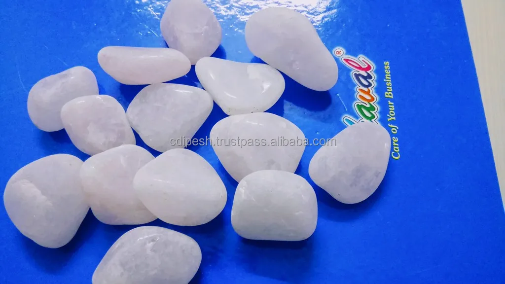 Natural Agate Coral Stone Round Pebbles High Glossy Crushed Tumbled Rocks in Rosa Dark Oink Orange Colors Polished Cobble
