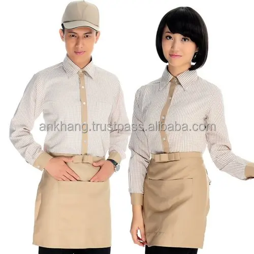 Uniform for waiter and waitress at hotel and restaurant (50035400737)
